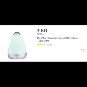 Essential oil diffuser and essential oil